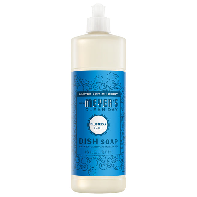 Dish Soap – Blueberry by Mrs. MEYER'S CLEAN DAY - Non-toxic Dish Soap + Detergent product rated STOP by Million Marker, free from BPA, phthalates, and parabens