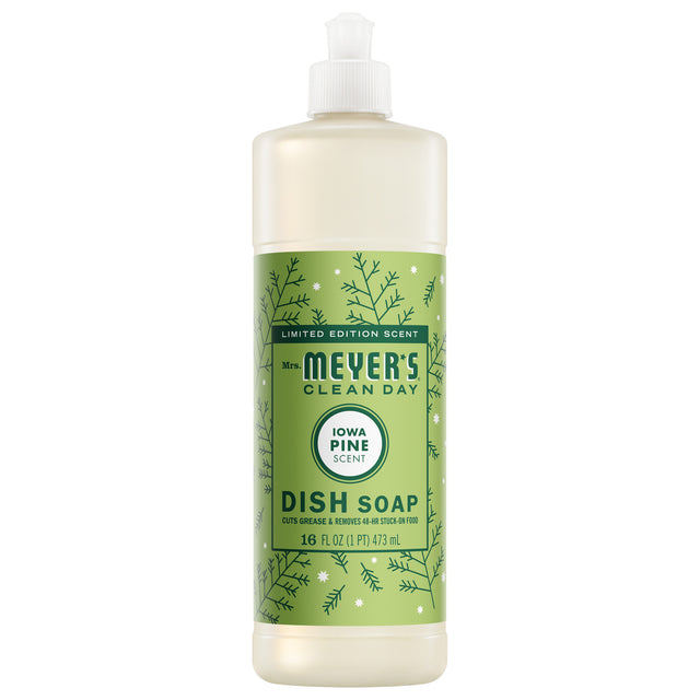 Dish Soap – Iowa Pine by Mrs. MEYER'S CLEAN DAY - Non-toxic Dish Soap + Detergent product rated STOP by Million Marker, free from BPA, phthalates, and parabens