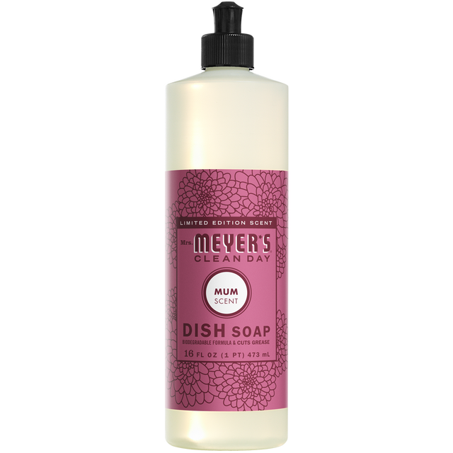 Dish Soap – Mum by Mrs. MEYER'S CLEAN DAY - Non-toxic Dish Soap + Detergent product rated STOP by Million Marker, free from BPA, phthalates, and parabens