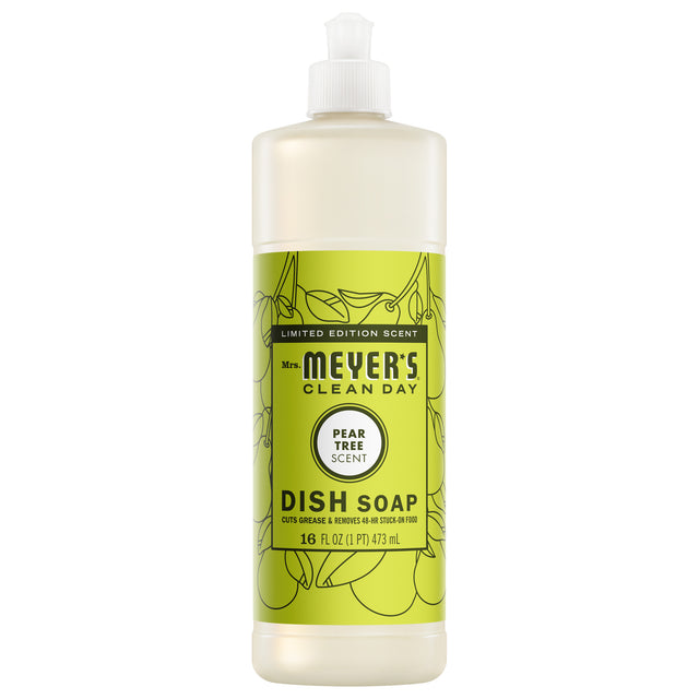 Dish Soap – Pear Tree by Mrs. MEYER'S CLEAN DAY - Non-toxic Dish Soap + Detergent product rated STOP by Million Marker, free from BPA, phthalates, and parabens