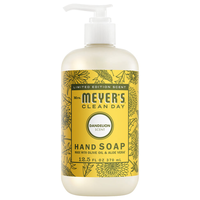 Hand Soap – Dandelion by Mrs. MEYER'S CLEAN DAY - Non-toxic Soaps + Body Washes product rated STOP by Million Marker, free from BPA, phthalates, and parabens