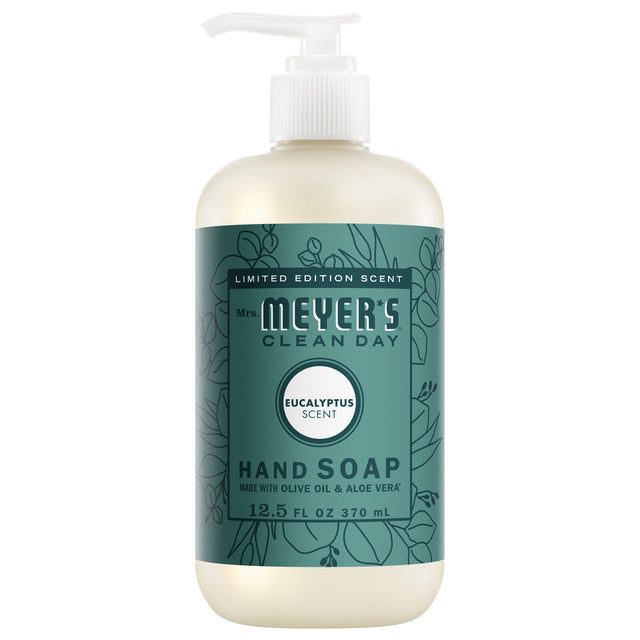 Hand Soap – Eucalyptus by Mrs. MEYER'S CLEAN DAY - Non-toxic Soaps + Body Washes product rated STOP by Million Marker, free from BPA, phthalates, and parabens