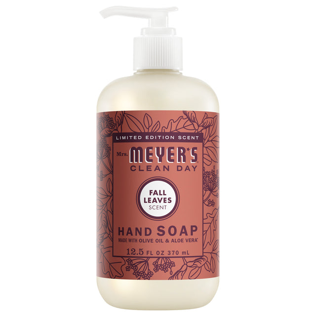 Hand Soap – Fall Leaves by Mrs. MEYER'S CLEAN DAY - Non-toxic Soaps + Body Washes product rated STOP by Million Marker, free from BPA, phthalates, and parabens