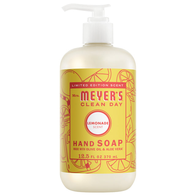 Hand Soap – Lemonade by Mrs. MEYER'S CLEAN DAY - Non-toxic Soaps + Body Washes product rated STOP by Million Marker, free from BPA, phthalates, and parabens