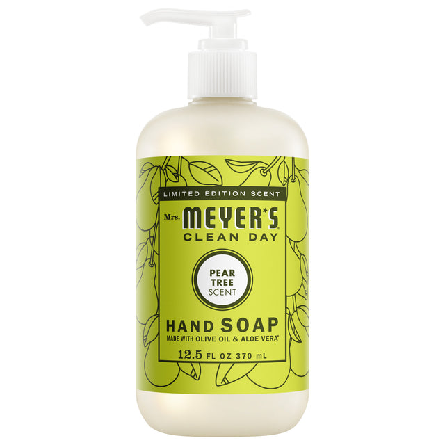 Hand Soap – Pear Tree by Mrs. MEYER'S CLEAN DAY - Non-toxic Soaps + Body Washes product rated STOP by Million Marker, free from BPA, phthalates, and parabens