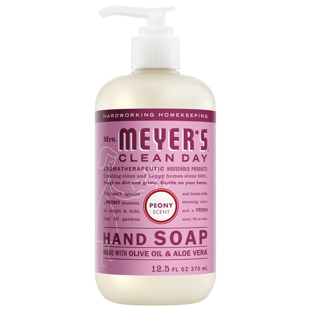 Hand Soap – Peony by Mrs. MEYER'S CLEAN DAY - Non-toxic Soaps + Body Washes product rated STOP by Million Marker, free from BPA, phthalates, and parabens