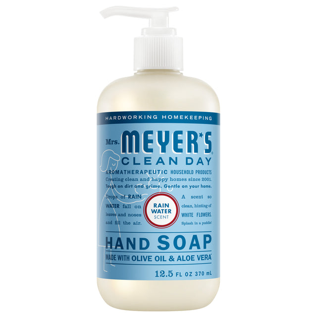 Hand Soap – Rain Water by Mrs. MEYER'S CLEAN DAY - Non-toxic Soaps + Body Washes product rated STOP by Million Marker, free from BPA, phthalates, and parabens