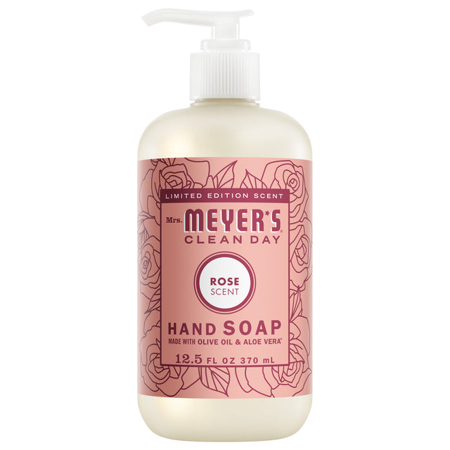 Hand Soap – Rose by Mrs. MEYER'S CLEAN DAY - Non-toxic Soaps + Body Washes product rated STOP by Million Marker, free from BPA, phthalates, and parabens