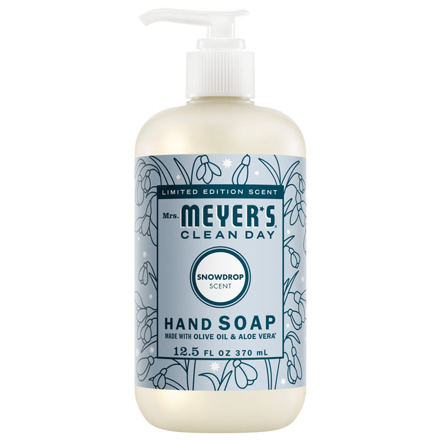 Hand Soap – Snowdrop by Mrs. MEYER'S CLEAN DAY - Non-toxic Soaps + Body Washes product rated STOP by Million Marker, free from BPA, phthalates, and parabens
