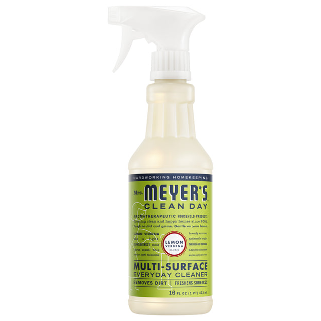 Multi-Surface Everyday Cleaner – Lemon Verbena by Mrs. MEYER'S CLEAN DAY - Non-toxic, STOP rated product free from harmful chemicals