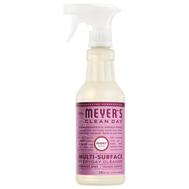 Multi-Surface Everyday Cleaner – Peony by Mrs. MEYER'S CLEAN DAY - Non-toxic, STOP rated product free from harmful chemicals