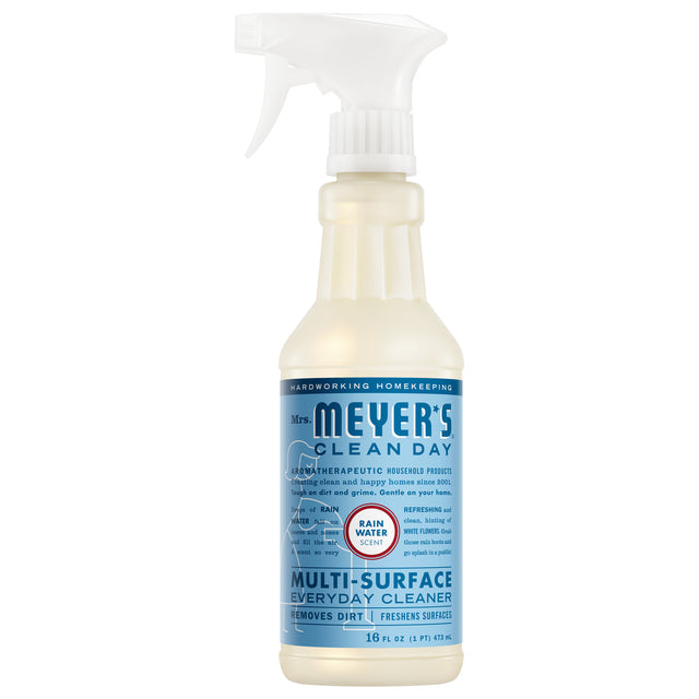Multi-Surface Everyday Cleaner – Rain Water by Mrs. MEYER'S CLEAN DAY - Non-toxic, STOP rated product free from harmful chemicals