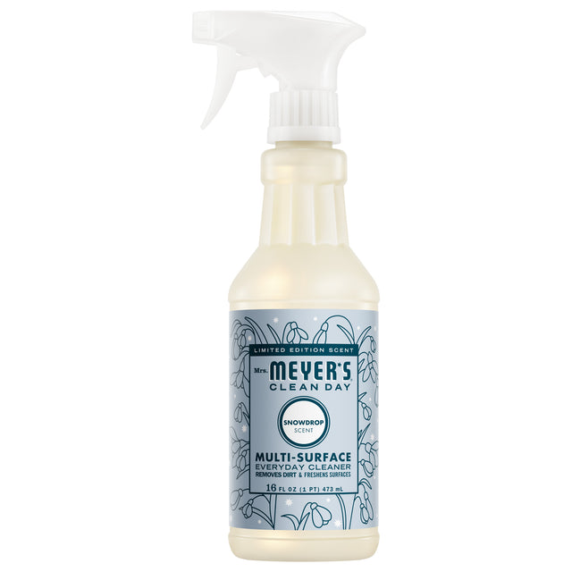 Multi-Surface Everyday Cleaner – Snowdrop by Mrs. MEYER'S CLEAN DAY - Non-toxic, STOP rated product free from harmful chemicals