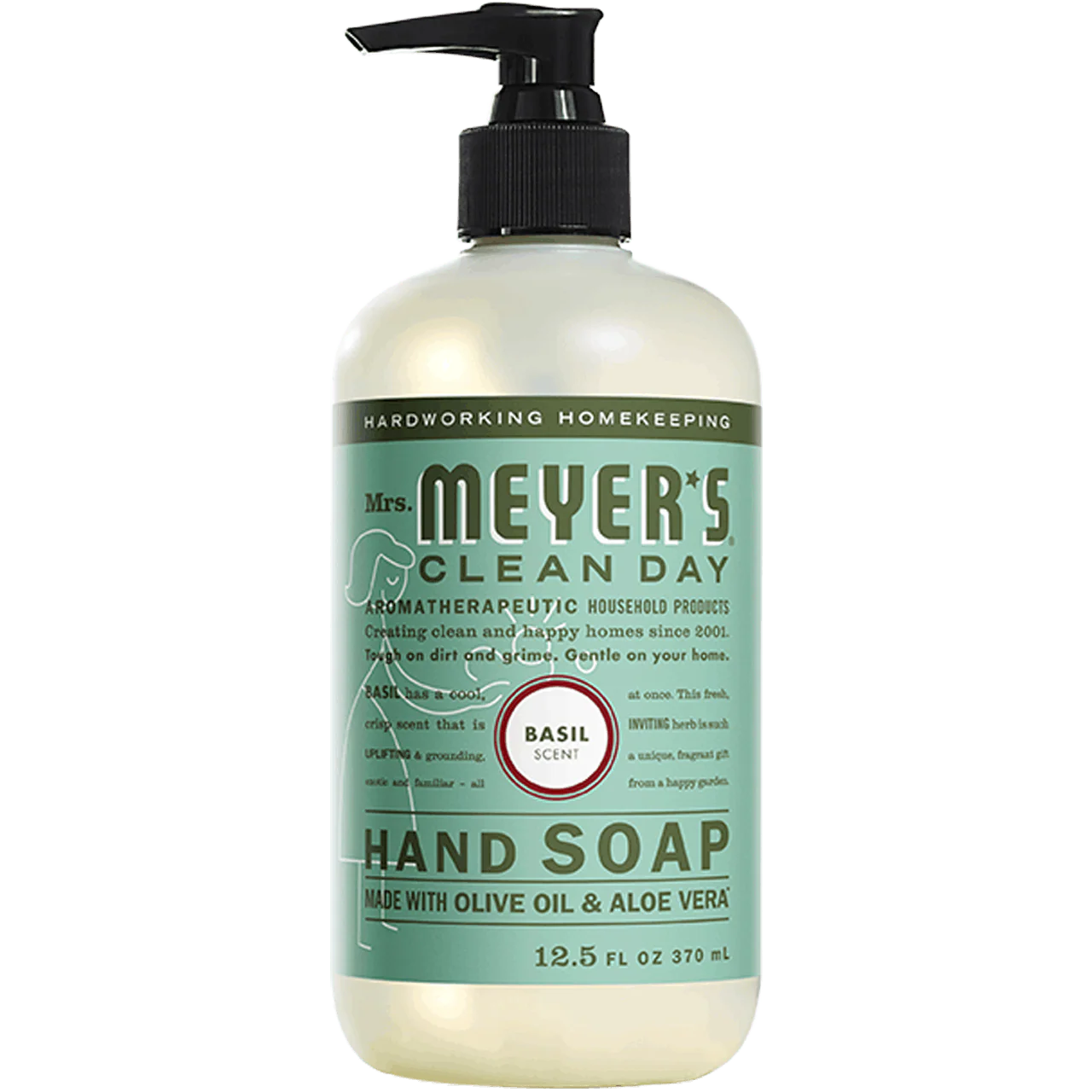 Clean Day Basil Hand Soap by Mrs. Meyer's - Non-toxic, SLOW rated product free from harmful chemicals