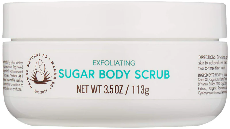 Mena ♀♂ Sugar Body Scrub by Naiwbe - Non-toxic, GO rated product free from harmful chemicals