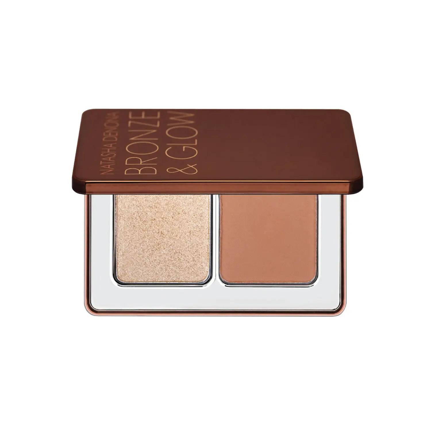 Mini Bronze & Glow Bronze & Highlighting Powder by NATASHA DENONA - Non-toxic Cosmetics product rated STOP by Million Marker, free from BPA, phthalates, and parabens
