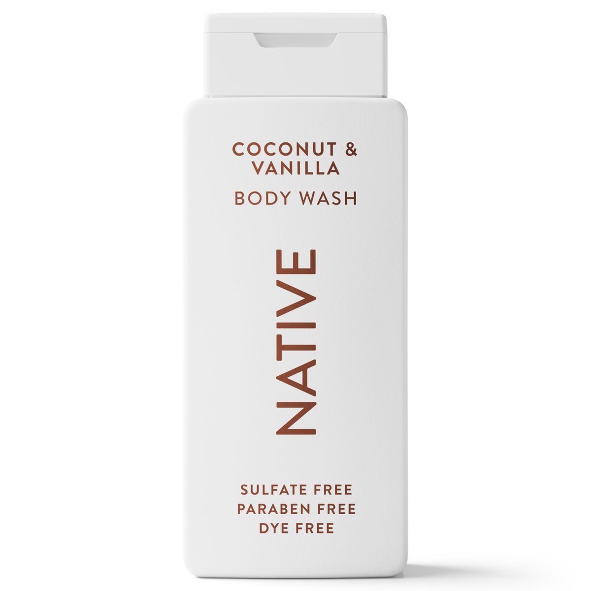 Body Wash - Coconut & Vanilla by NATIVE - Non-toxic Soaps + Body Washes product rated STOP by Million Marker, free from BPA, phthalates, and parabens