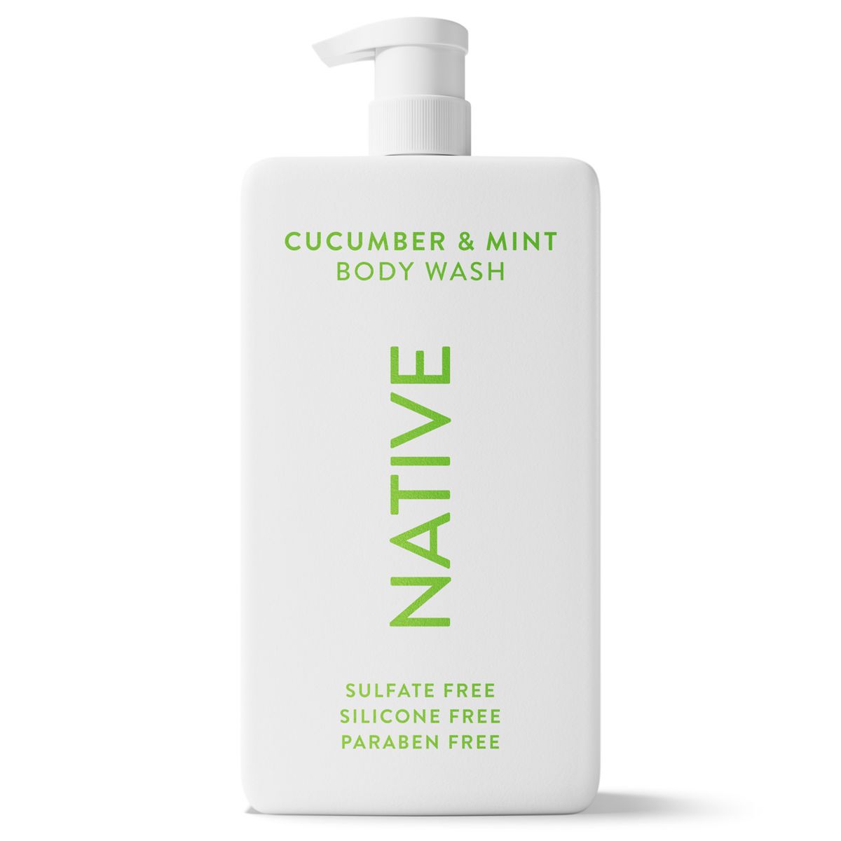 Body Wash - Cucumber & Mint by NATIVE - Non-toxic Soaps + Body Washes product rated STOP by Million Marker, free from BPA, phthalates, and parabens
