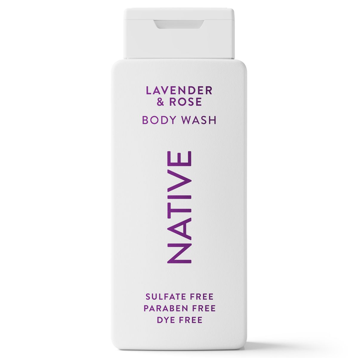 Body Wash - Lavender & Rose by NATIVE - Non-toxic Soaps + Body Washes product rated STOP by Million Marker, free from BPA, phthalates, and parabens