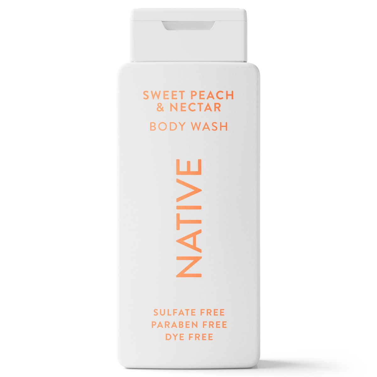 Body Wash - Sweet Peach & Nectar by NATIVE - Non-toxic Soaps + Body Washes product rated STOP by Million Marker, free from BPA, phthalates, and parabens