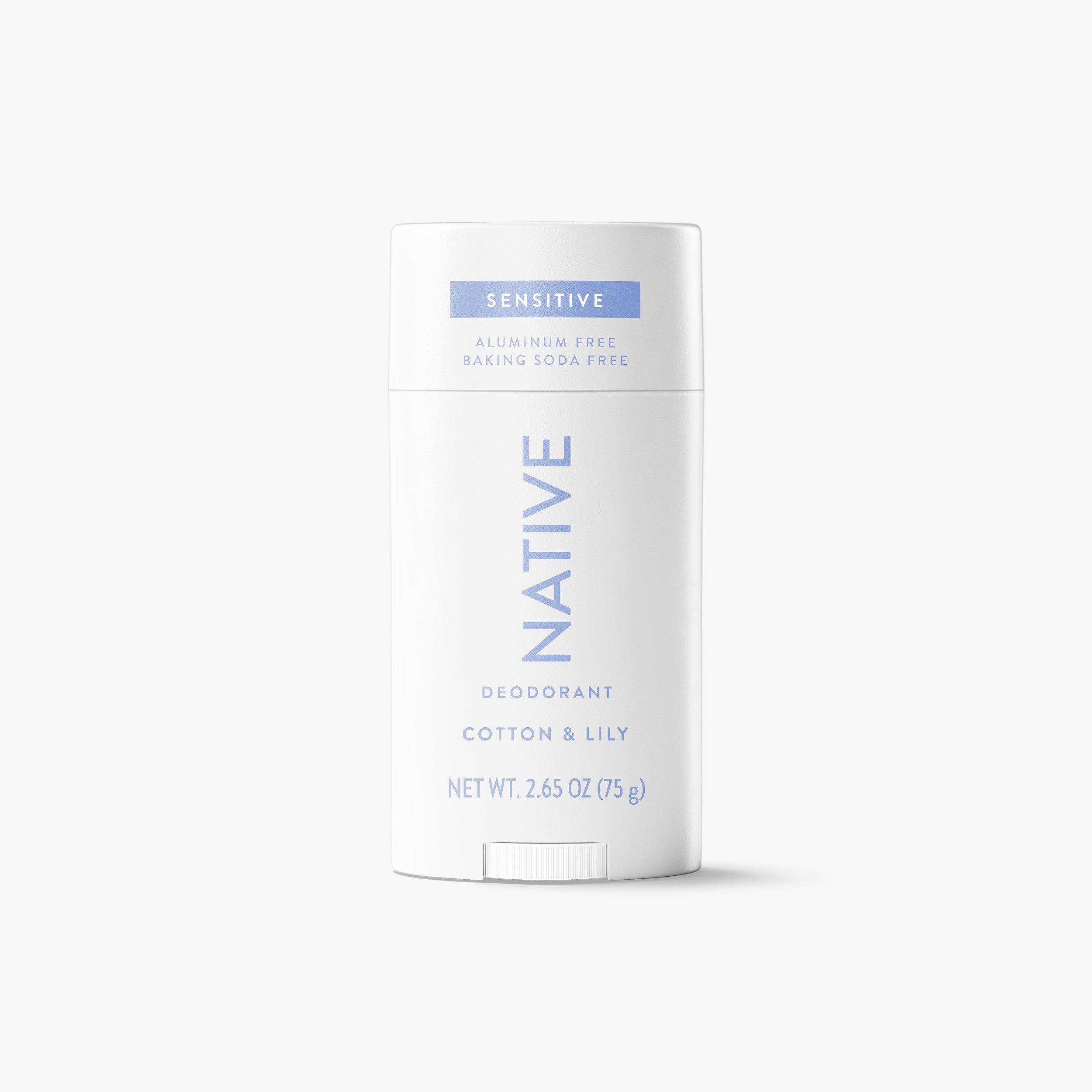 Sensitive Deodorant - Cotton & Lily by NATIVE - Non-toxic Deodorants product rated STOP by Million Marker, free from BPA, phthalates, and parabens