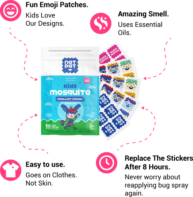 BuzzPatch Mosquito Repellent Stickers by NATPAT - Non-toxic Insect Repellents product rated SLOW by Million Marker, free from BPA, phthalates, and parabens