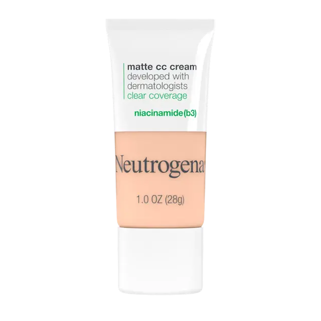 Clear Coverage Matte CC Cream by Neutrogena - Non-toxic Cosmetics product rated STOP by Million Marker, free from BPA, phthalates, and parabens