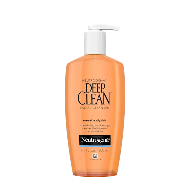 Deep Clean Facial Cleanser by Neutrogena - Non-toxic Facial Care product rated STOP by Million Marker, free from BPA, phthalates, and parabens