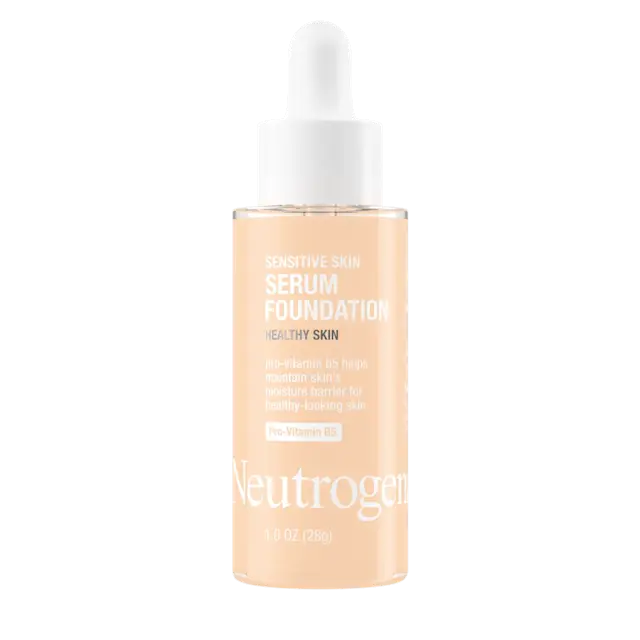 Healthy Skin Sensitive Skin Serum Foundation - Light by Neutrogena - Non-toxic Cosmetics product rated STOP by Million Marker, free from BPA, phthalates, and parabens