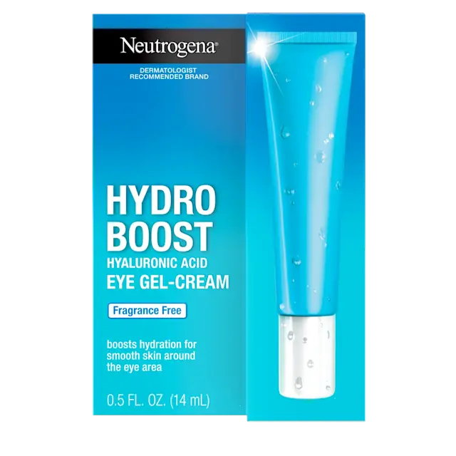 Hydro Boost Hyaluronic Acid Eye Gel-Cream by Neutrogena - Non-toxic Facial Care product rated STOP by Million Marker, free from BPA, phthalates, and parabens