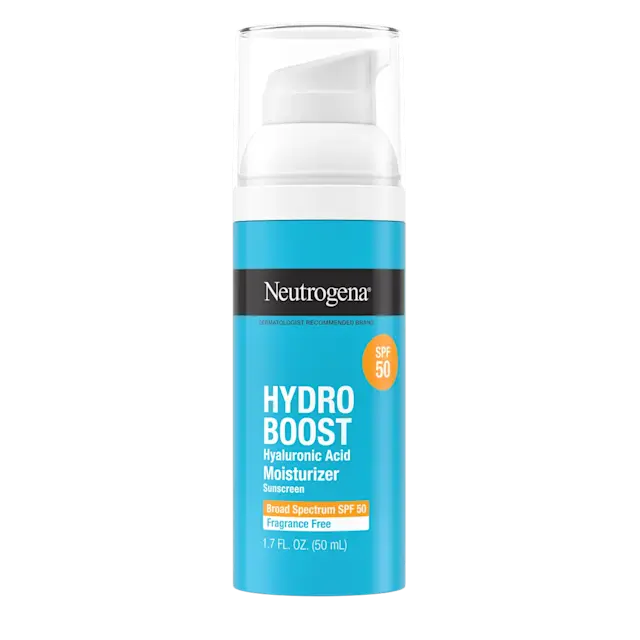 Hydro Boost Hyaluronic Acid Moisturizer Sunscreen Broad Spectrum SPF 50 by Neutrogena - Non-toxic Sunscreens product rated STOP by Million Marker, free from BPA, phthalates, and parabens