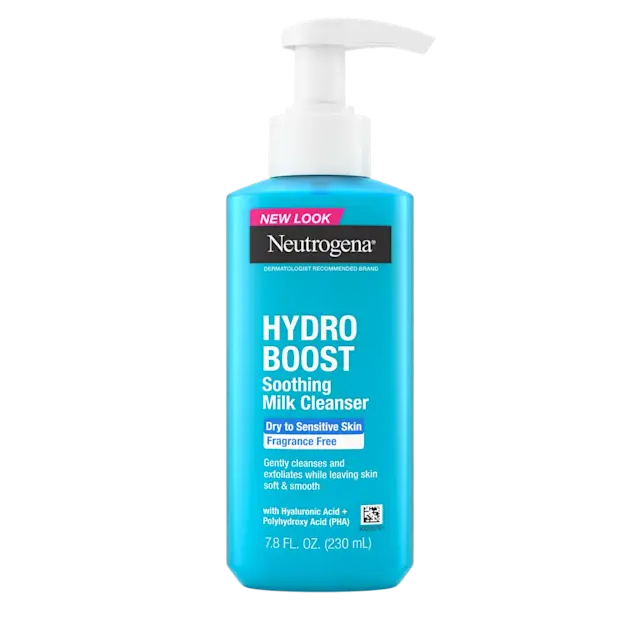 Hydro Boost Soothing Milk Cleanser by Neutrogena - Non-toxic Facial Care product rated STOP by Million Marker, free from BPA, phthalates, and parabens