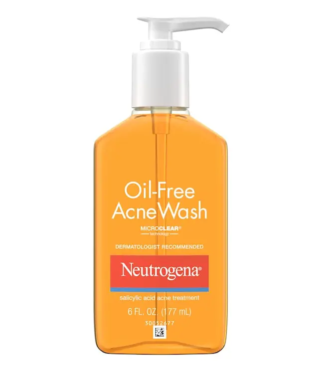 Oil-Free Acne Wash by Neutrogena - Non-toxic Facial Care product rated STOP by Million Marker, free from BPA, phthalates, and parabens