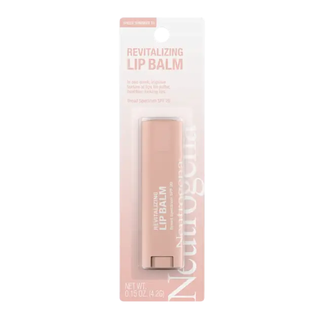 Revitalizing Lip Balm Broad Spectrum SPF 20 - Sheer Shimmer by Neutrogena - Non-toxic Lip Balms product rated STOP by Million Marker, free from BPA, phthalates, and parabens