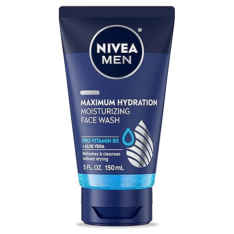 Men Maximum Hydration Moisturizing Face Wash by NIVEA - Non-toxic, STOP rated product free from harmful chemicals