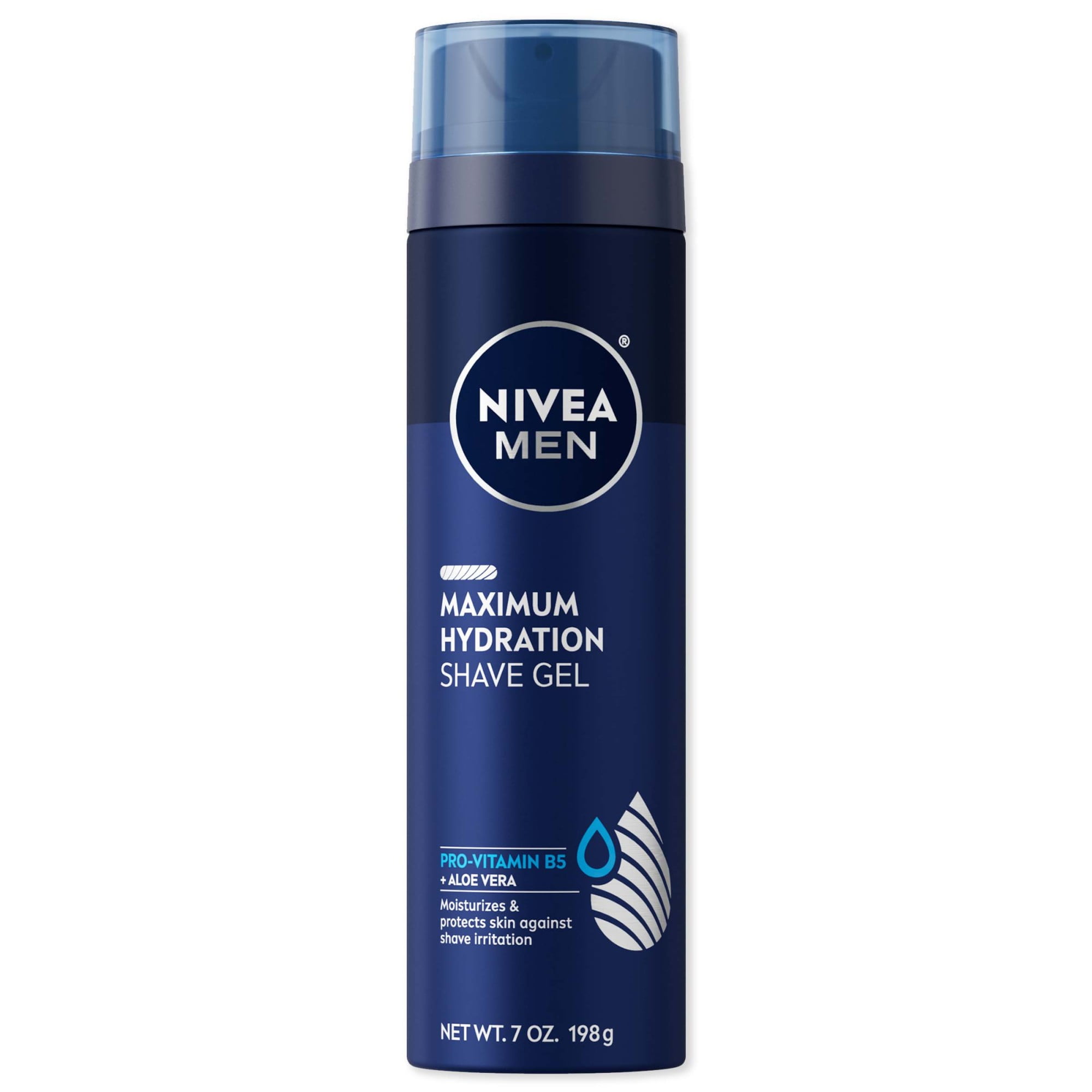 Men Maximum Hydration Shave Gel by NIVEA - Non-toxic Shaving product rated STOP by Million Marker, free from BPA, phthalates, and parabens