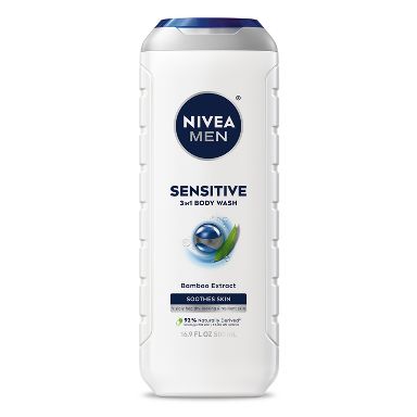 Men Sensitive Body Wash by NIVEA - Non-toxic, STOP rated product free from harmful chemicals