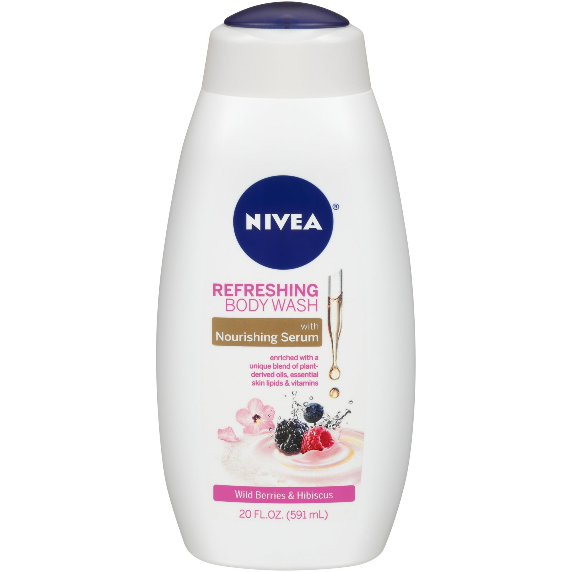 Refreshing Body Wash - Wild Berries and Hibiscus by NIVEA - Non-toxic, STOP rated product free from harmful chemicals