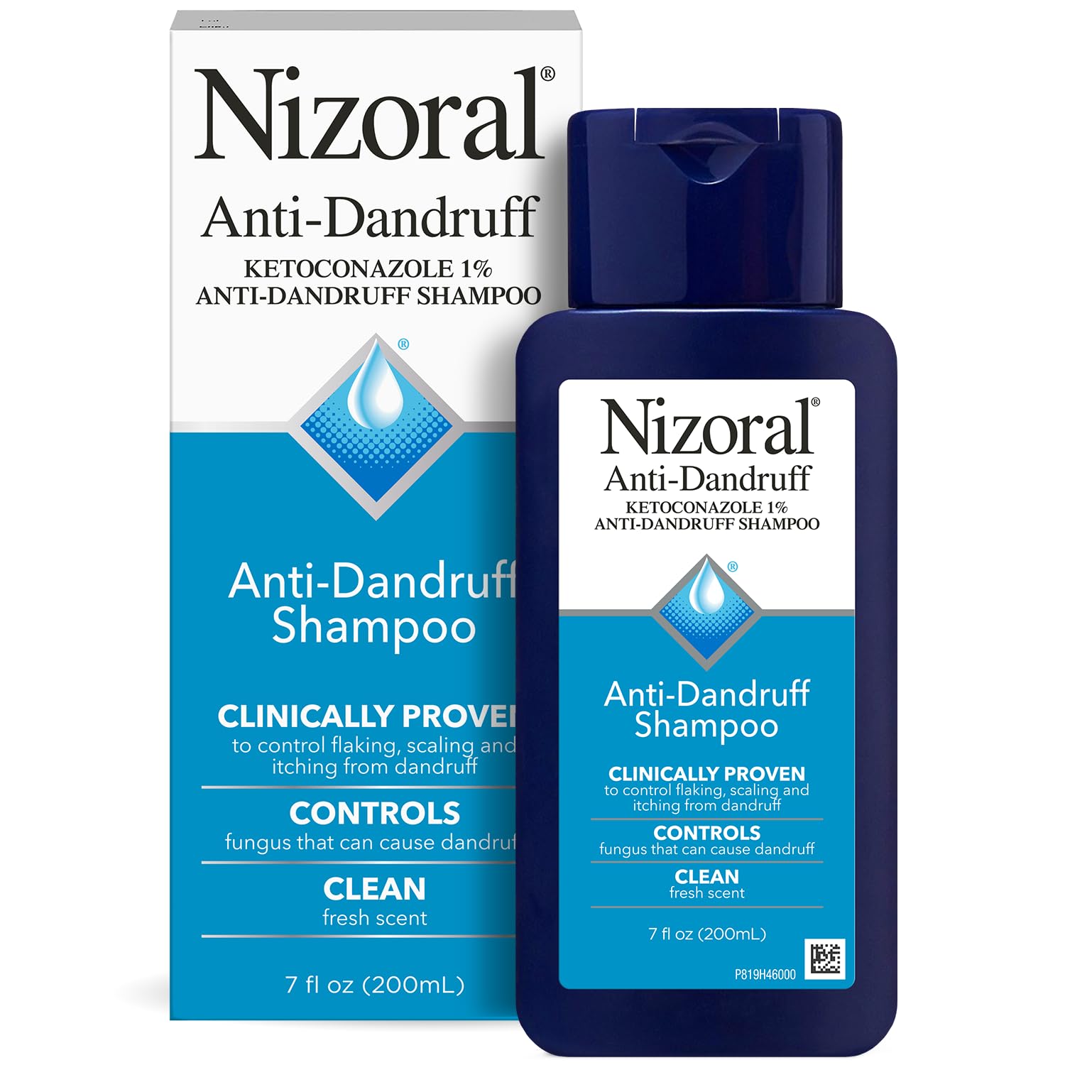 Anti-Dandruff Shampoo by Nizoral - Non-toxic Shampoos + Conditioners product rated STOP by Million Marker, free from BPA, phthalates, and parabens