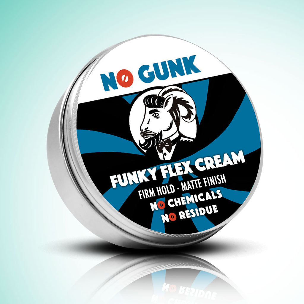 Funky Flex Cream - Unscented by NO GUNK - Non-toxic Hair Styling + Treatment product rated SLOW by Million Marker, free from BPA, phthalates, and parabens