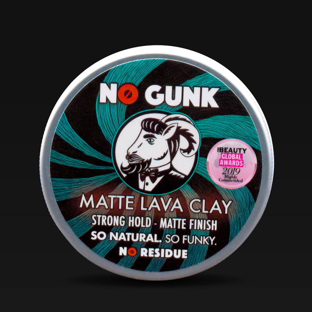 Matte Lava Clay - Original by NO GUNK - Non-toxic Hair Styling + Treatment product rated SLOW by Million Marker, free from BPA, phthalates, and parabens