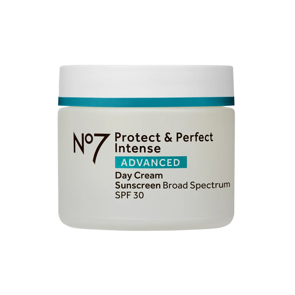 Protect & Perfect Intense Advanced Day Cream Sunscreen Broad Spectrum SPF 30 by No7 - Non-toxic, STOP rated product free from harmful chemicals