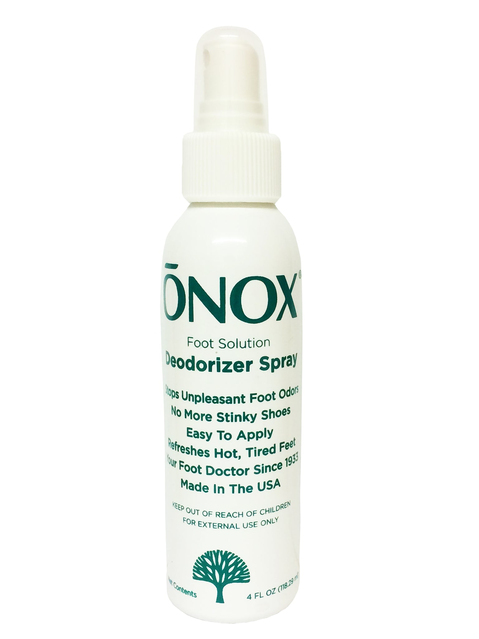 Foot Solution Deodorizer Spray by ŌNOX - Non-toxic Deodorants product rated STOP by Million Marker, free from BPA, phthalates, and parabens