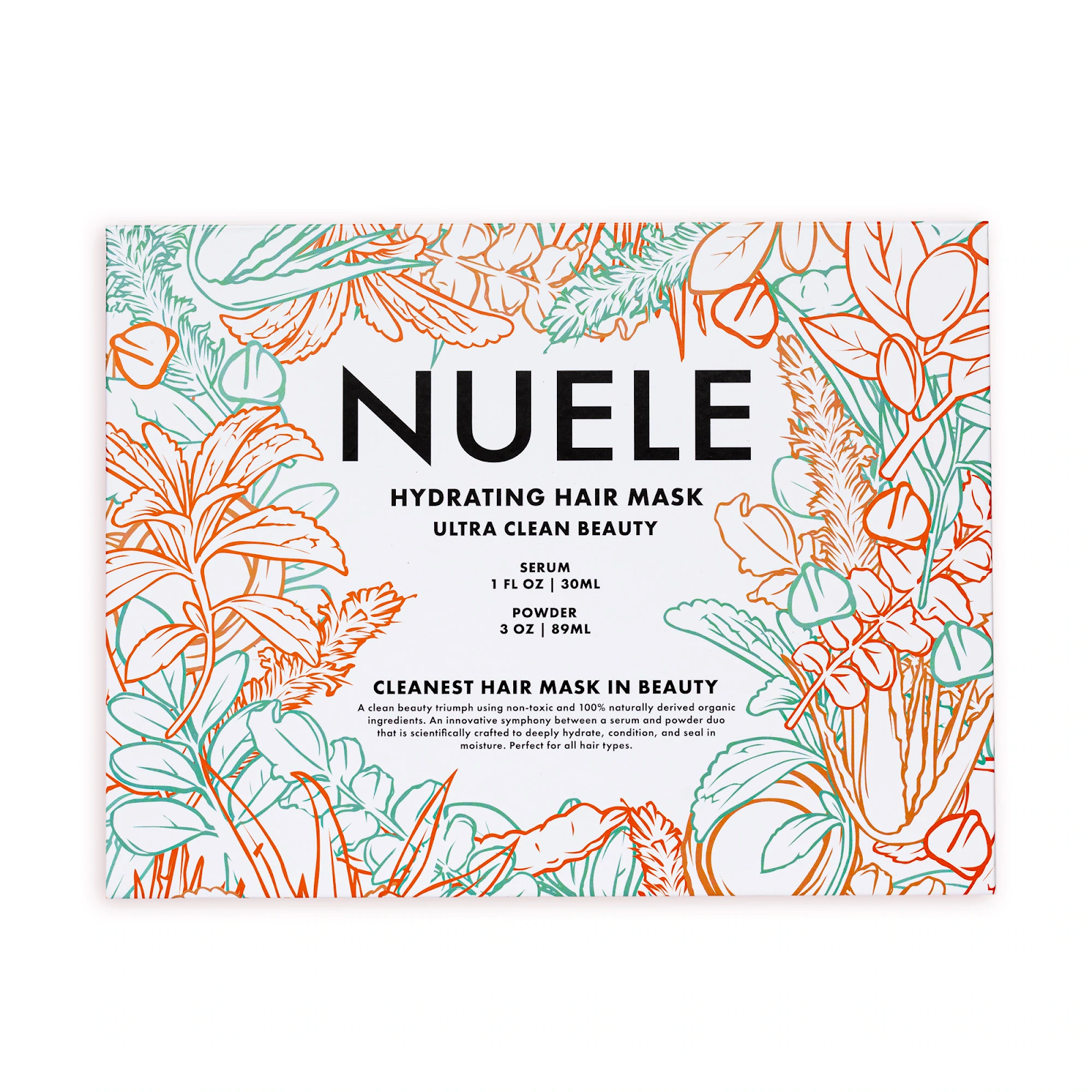 Hydrating Hair Mask by Nuele Hair - Non-toxic, SLOW rated product free from harmful chemicals