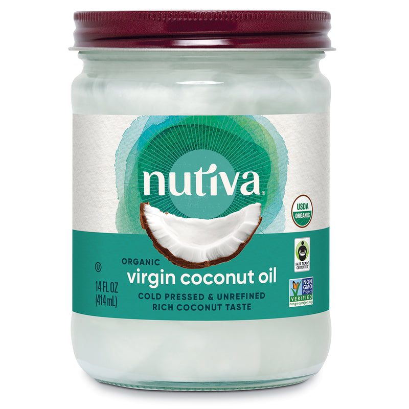 Organic Virgin Coconut Oil by Nutiva - Non-toxic Botanicals + Essential Oils product rated GO by Million Marker, free from BPA, phthalates, and parabens