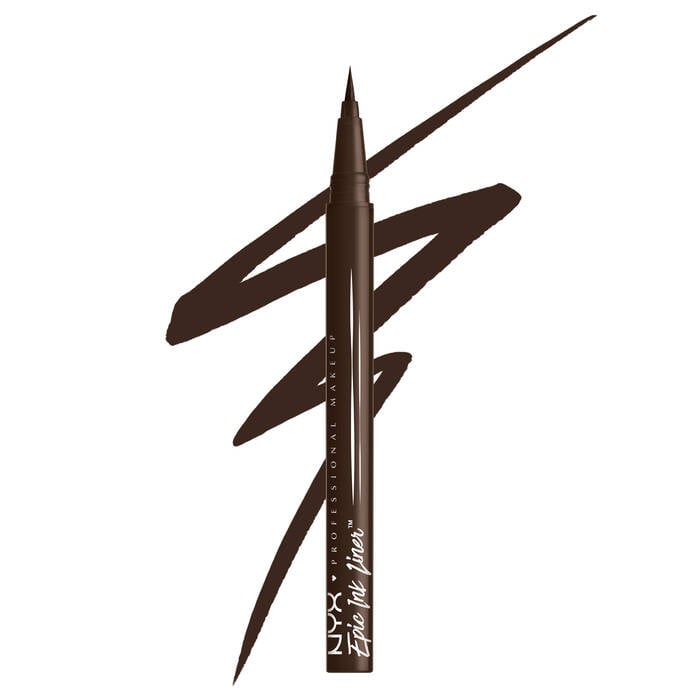 Epic Ink Waterproof Liquid EyeLiner - Black by NYX PROFESSIONAL MAKEUP - Non-toxic Cosmetics product rated STOP by Million Marker, free from BPA, phthalates, and parabens
