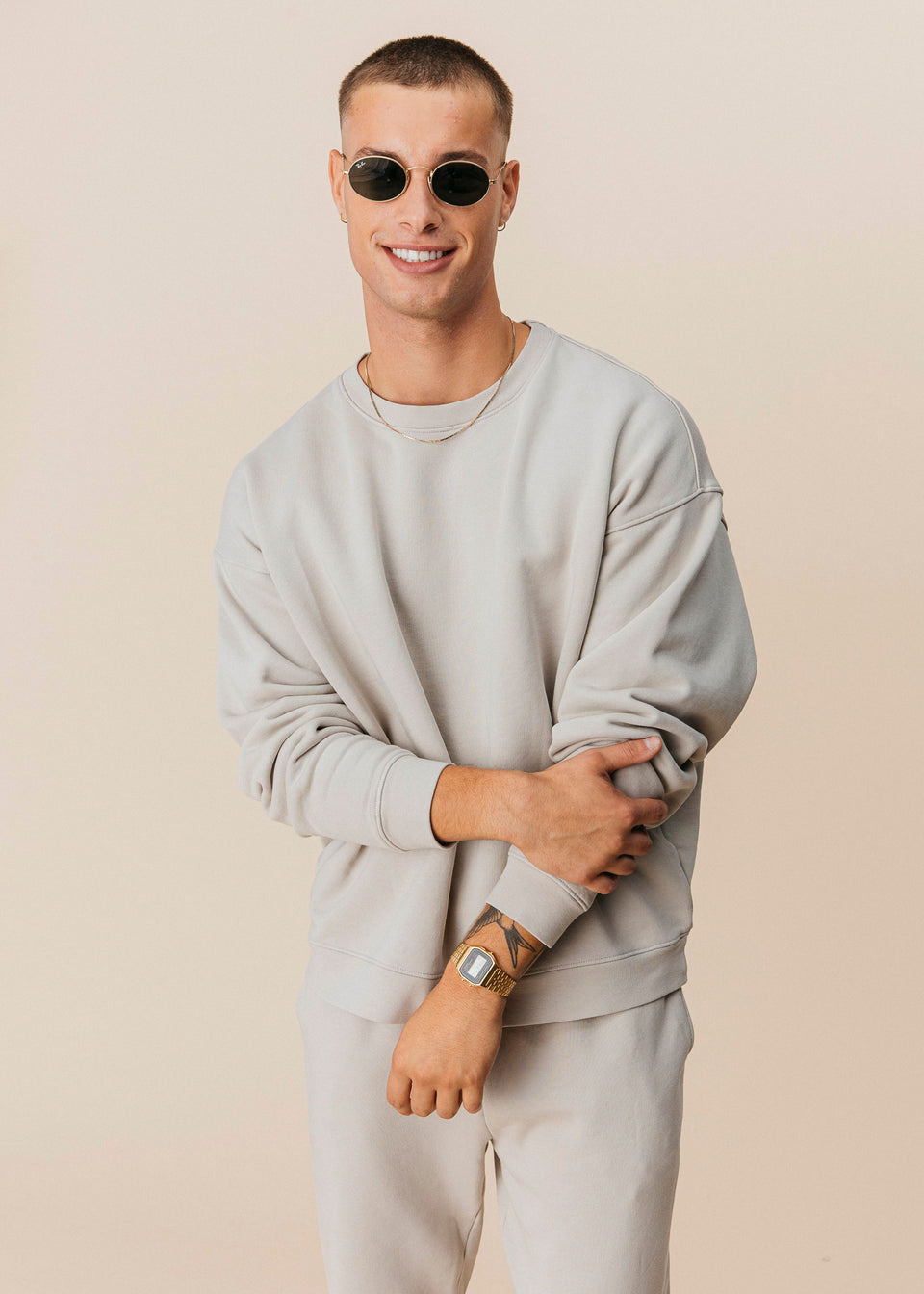 Mens Oversized Crewneck by OCIO - Non-toxic Clothes product rated GO by Million Marker, free from BPA, phthalates, and parabens