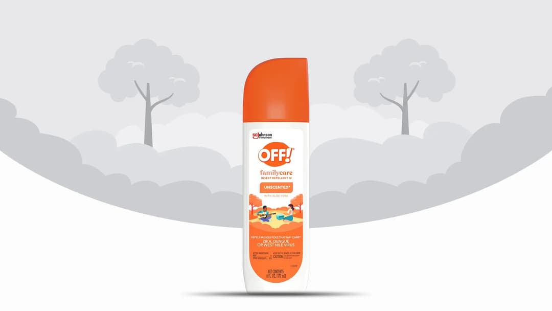 Familycare Insect Repellent IV Spritz - Unscented by OFF! - Non-toxic, STOP rated product free from harmful chemicals