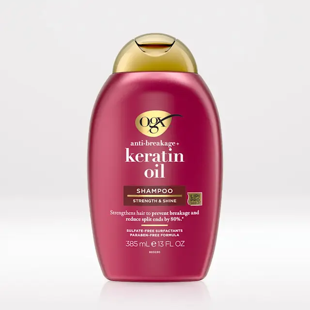 Anti-Breakage + Keratin Oil Shampoo by ogx - Non-toxic, STOP rated product free from harmful chemicals