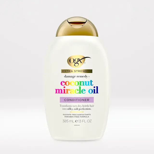 Extra Strength Damage Remedy + Coconut Miracle Oil Conditioner by ogx - Non-toxic, STOP rated product free from harmful chemicals